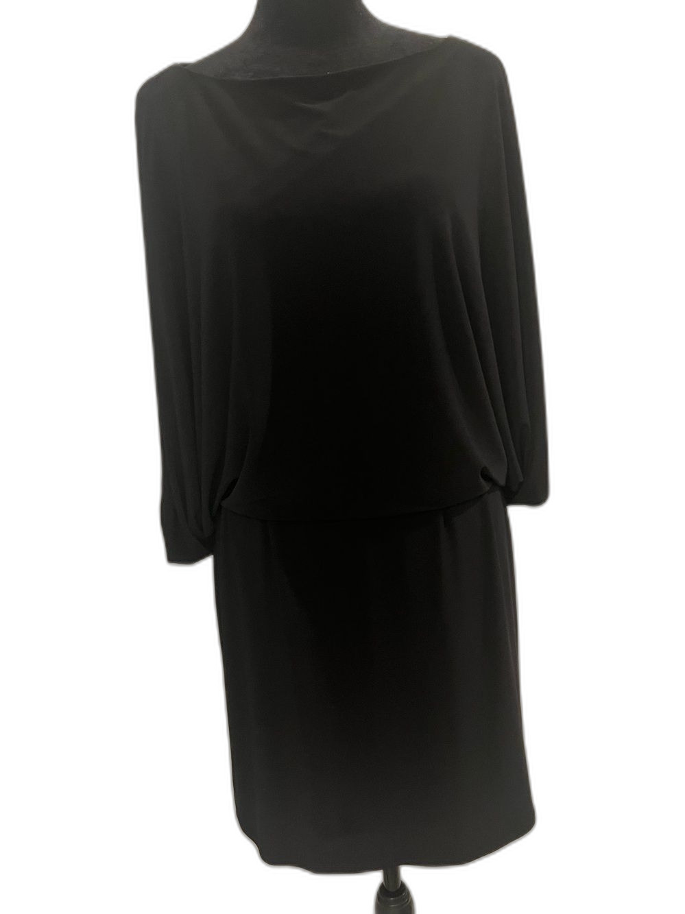 Jessica Simpson Black Chiffon Overlay Dress Size 4 Sleeveless